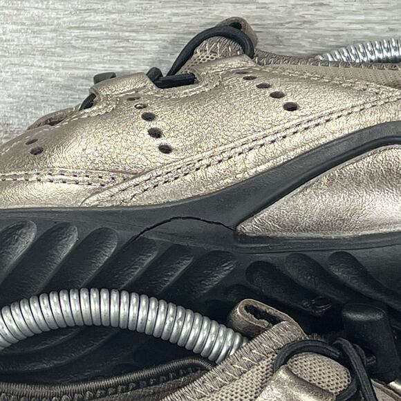 Ecco Womens Vibration II Bronze Metallic Leather Sneakers Size EU 36 US 6 - Picture 9 of 10